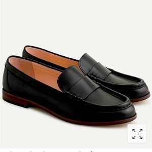 J.Crew leather penny loafers